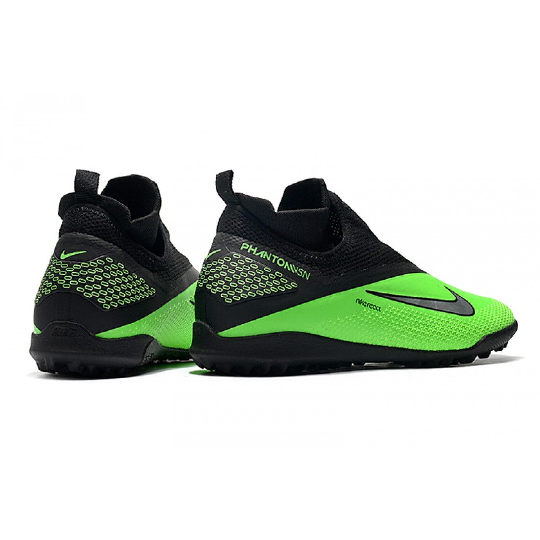 nike phantom vision black and green